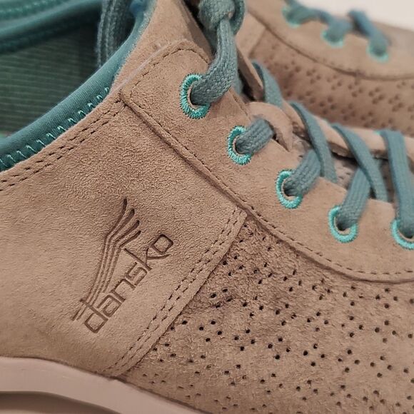 Dansko Elise Sneakers Sedona Gray Lace Up Slip Resistant Shoes - Picture 2 of 14